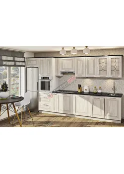 Модульная кухня Комфорт Французский Престиж 3.6 метра Дуб беленый