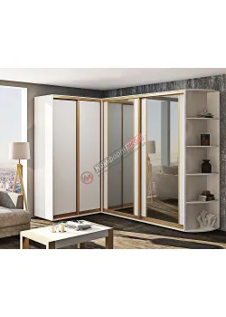 Шафа-купе "Модель 7" кутова біла