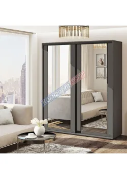 Шафа-купе 1200 мм "Модель 7" двохдверна асфальт