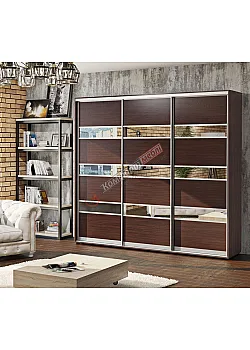 Шафа-купе 1,8 метра "Модель 4" 3 х дверна венге