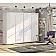 Шафа купе 300 см "ДСП" глянець чотирьохдверна білого кольору-2-thumb