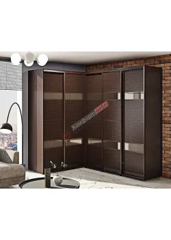 Шафа-купе "Модель 5" кутова венге