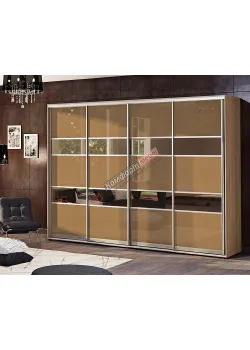 Шафа-купе 3 м "Модель 3" 4 дверна крем