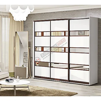 Шафа-купе 2,3 м Комфорт "Модель 4" 3 дверна світла-0