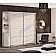 Шафа-купе 1800 мм Комфорт "З 4-х частин" 2 дверна дуб білений-2-thumb