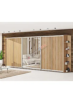 Шкаф-купе 5,2 м Комфорт "ДСП" 6 дверный цвет дуб сонома