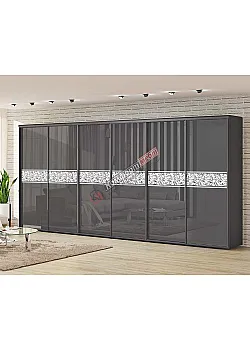 Шкаф-купе 4,8 метра Комфорт "Модель 2" шестидверный антрацит