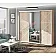 Шафа купе 260 см Комфорт "Прованс" глянець тридверна дуб сонома-2-thumb