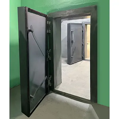 Вхідні Двері для бомбосховища Герметичні посилені 100 кПа 1 RockWood-1