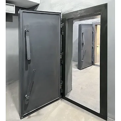 Вхідні Двері для бомбосховища Герметичні посилені 100 кПа 3 RockWood-0