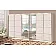 Шафа купе 480 см Комфорт "З 4-х частин" шестидверна дуб білений-2-thumb