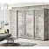 Шафа купе 2.3 метра Комфорт "З 4-х частин" трьохдверна бетон-2-thumb
