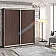 Шкаф-купе 1200 мм Комфорт "ДСП" 2х дверный дуб венге-2-thumb