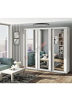 Шафа купе 2.7 метра Комфорт "Модель 7" тридверна світла