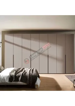 Велика шафа Комфорт Флекс 3,2м ДСП фасад Тоффі в спальню