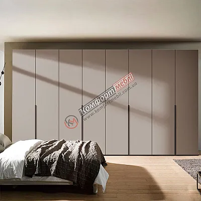 Гардеробна шафа Комфорт Флекс 4 м ДСП фасад Тоффі для одягу-0