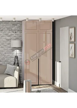 Шафа Комфорт атланта Флекс 1 м фарбований МДФ Капучино дводверна