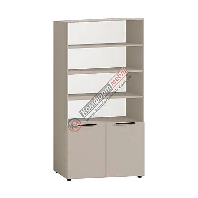 Стеллаж Комфорт 100 см полуоткрытый Кашемир-0