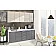 Готовая кухня Комфорт Эко 190см прямая Графит, Дуб отбеленный-4-thumb