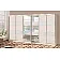 Шкаф-купе 4,4 м Комфорт "Модель 3" 6 дверный беленый дуб-2-thumb
