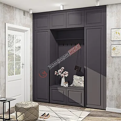 Прихожая Комфорт ВТ-4088 (2 м) Графит-0
