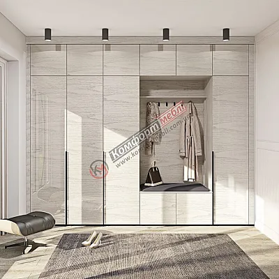 Прихожая Комфорт ВТ-4084 (3 м) Дуб беленый-0