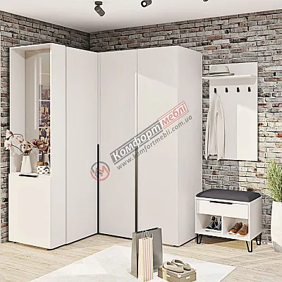 Прихожая Комфорт ВТ-4097 (1,3 х 2,2 м) Белая-0