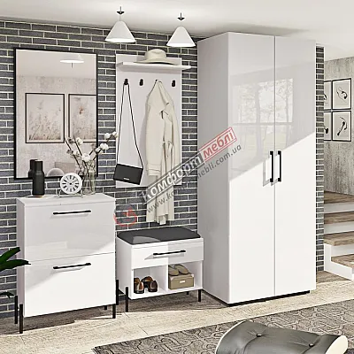 Прихожая Комфорт ВТ-4091 (2,15 м) Белая-0