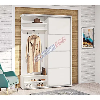 Прихожая-купе Комфорт 1,4м "ДСП с 4-х частей"-0