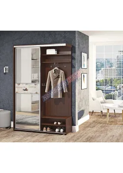 Прихожа-купе Комфорт 1,0м "ДСП" з дзеркалом Модель-2