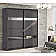 Шафа купе 1.7 м Комфорт "Модель 5" дводверна кольору антрацит-2-thumb
