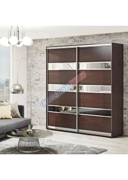 Шафа-купе 1,8 м Комфорт "Модель 4" 2 х дверна венге