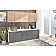 Готова кухня Комфорт Еко 230 см пряма Графіт, Дуб сонома-4-thumb