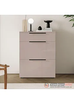Комод в наличии Комфорт Flex 0,5 метра ДСП фасад Тоффи в прихожую