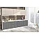 Готова кухня Комфорт Еко 300 см пряма Графіт, Дуб крафт білий (білений)-4-thumb