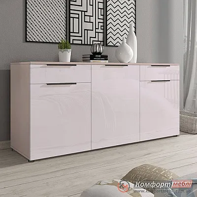 Великий комод Комфорт Flex 1.5 м МДФ фасад Оксамит бежевий для косметики-0