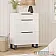 Тумба з 3 ящиками Комфорт Флекс 0 6 м з МДФ фасадами Біла в спальню-4-thumb