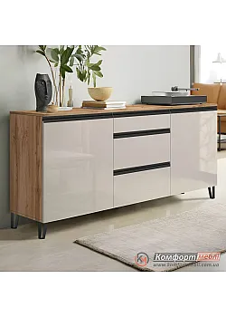 Комод-органайзер Комфорт Flex 150 см ДСП фасад Кашемир в гардеробную