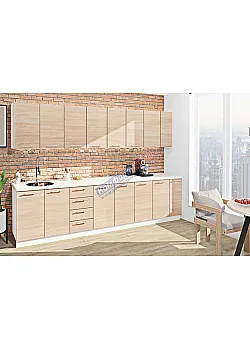 Готова кухня Комфорт Еко 3,1 м пряма Дуб натуральний