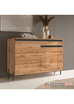 Комод минимализм Комфорт Flex 1.2 м из ДСП Дуб аппалачи в коридор