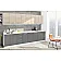 Готова кухня Комфорт Еко 320 см пряма Графіт, Дуб білений-4-thumb
