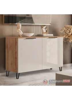 Комод-тумба Комфорт Flex 1200 мм ДСП фасад Кашемир для обуви