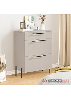 Тумба с ящиками Комфорт Flex 0.5 метра ДСП фасад Кашемир в спальню