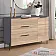Комод з ящиками Комфорт Flex 1.2 м ДСП фасад Дуб сонома в спальню-4-thumb