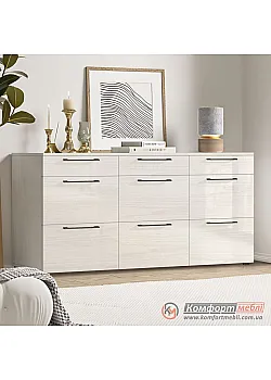 Комод-органайзер Комфорт Флекс 1 5 м ДСП фасад Дуб беленый в спальню