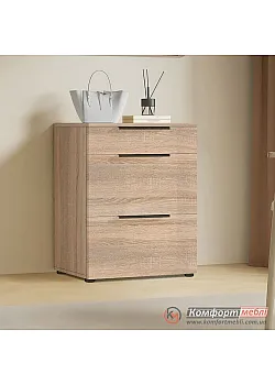 Низкая тумба Комфорт Flex 50 см ДСП фасад Дуб сонома в прихожую