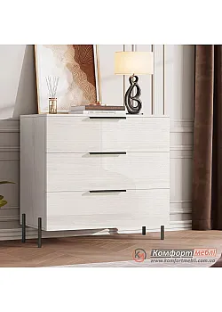 Комод на ножках Комфорт Флекс 1 метр ДСП фасад Дуб беленый в детскую