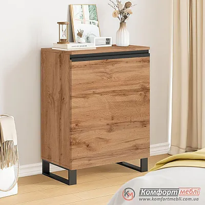 Недорога тумба Комфорт Флекс 0,6 м ДСП фасад Дуб аппалачі для взуття-0
