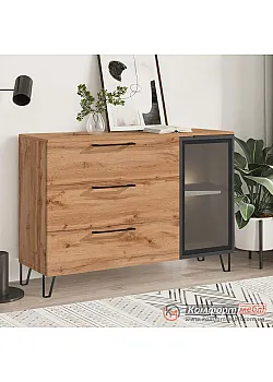 Комод для вещей Комфорт Flex 1200 мм из ДСП Дуб аппалачи в гардеробную