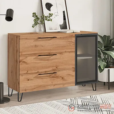 Комод для речей Комфорт Flex 1200 мм з ДСП Дуб аппалачі в гардеробну-0